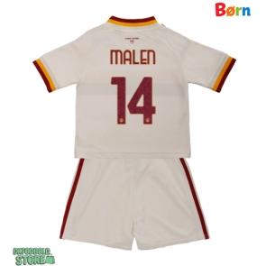 AS Roma Donyell Malen #14 Replika Babytøj Udebanesæt Børn 2026-27 Kortærmet (+ Korte bukser)